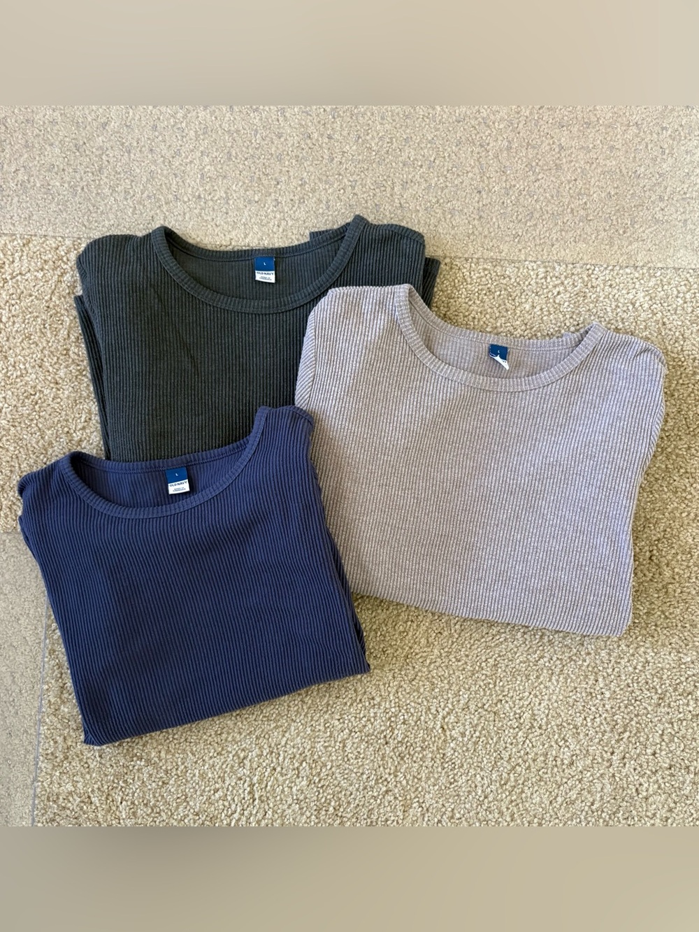 BUNDLE of Old Navy Long Sleeve Ribbed Shirts